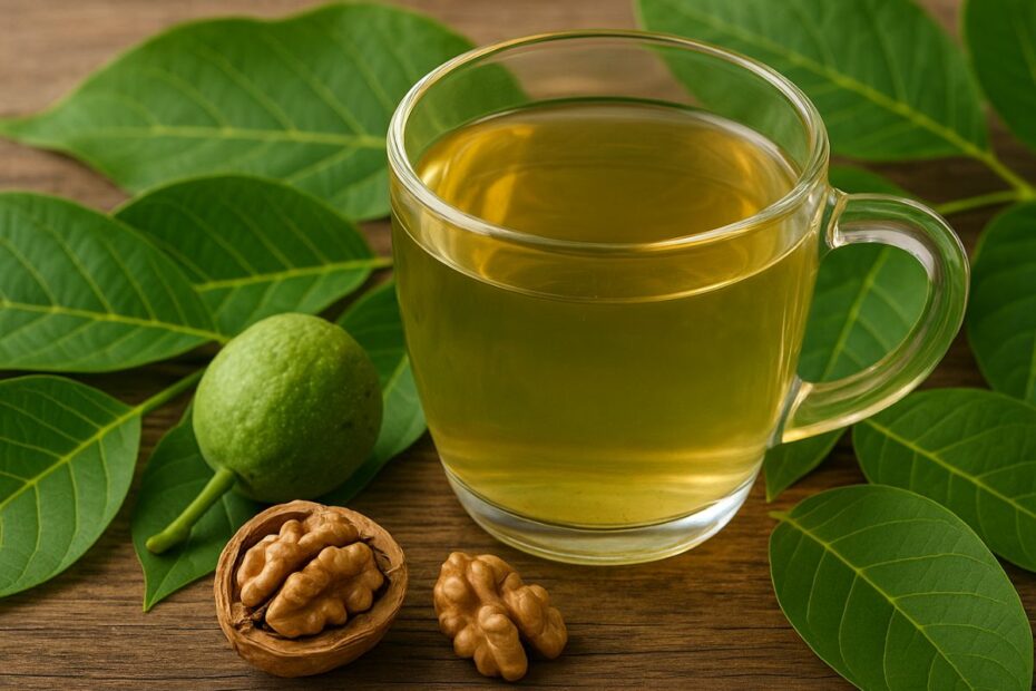 Graikiškų riešutų lapų arbata – dovana širdžiai, kraujagyslėms ir virškinimo sistemai