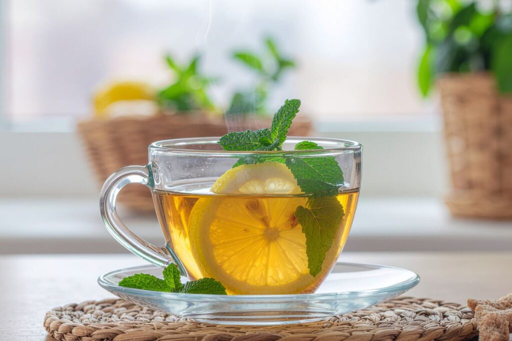 Mėtų arbata lieknėjimui ir pilvo pūtimui mažinti
