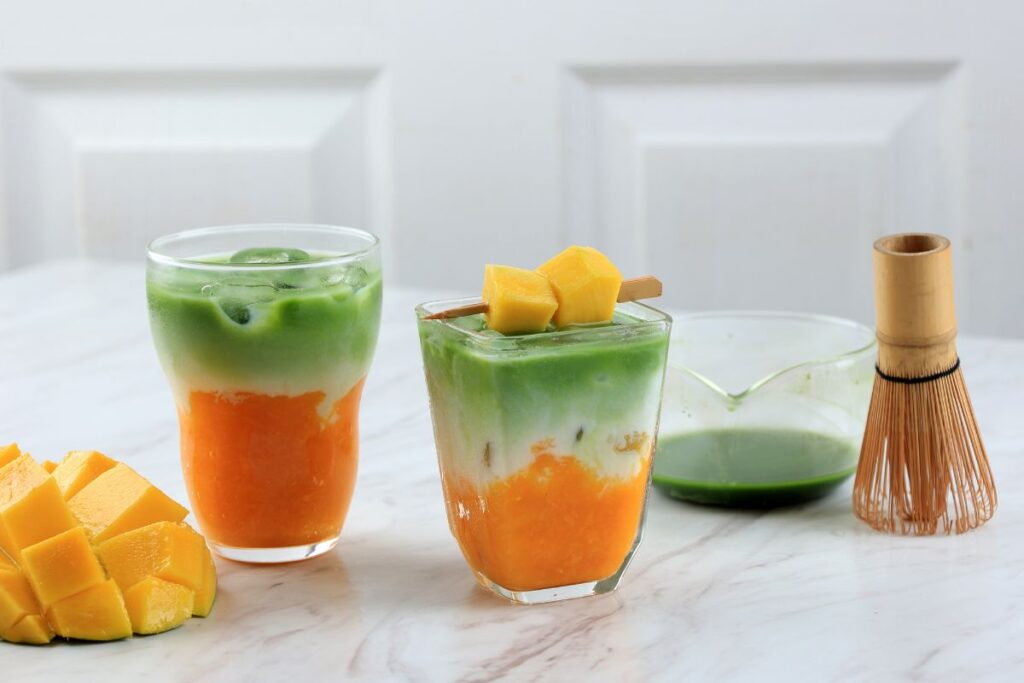Mango matcha – tropinis duetas