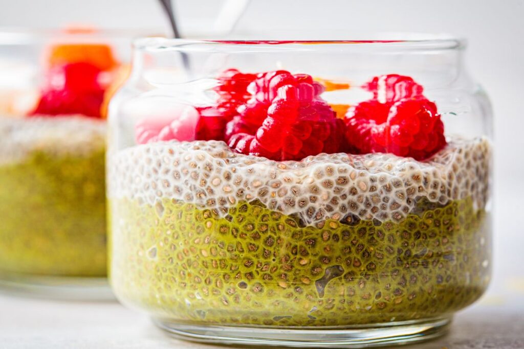 Matcha su chia sėklomis – supermaisto duetas pusryčiams